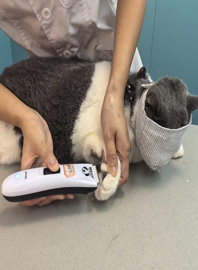 كمامة للقطط من نوع FDANDADE للقطط التي تعض، قناع فم للسيارة لتنظيف الأذنين والعناية بهما (مقاس صغير) - Image 5