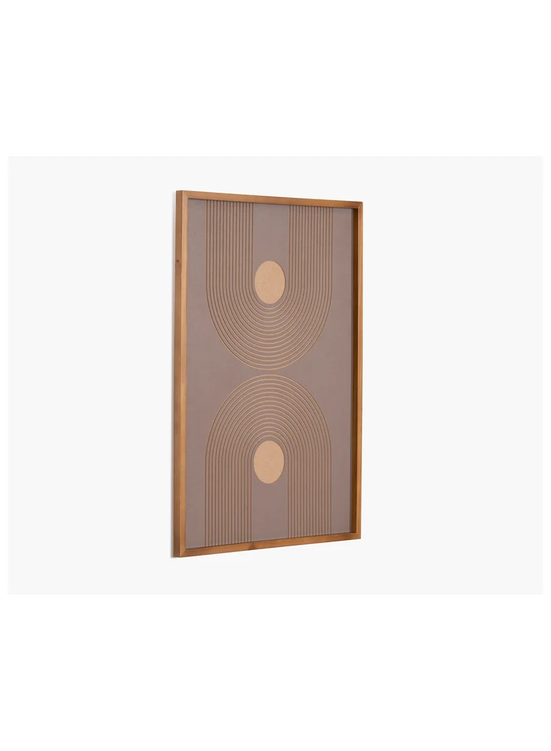 تو إكس إل هوم Geometric WallArt 0472XL-A GRY/BRWN50x70