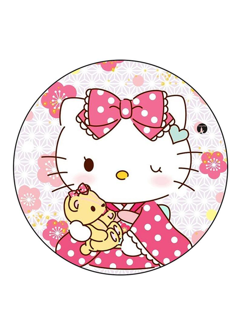 RKN Hello Kitty Printed Fridge Magnet Round  Multicolour - Image 1