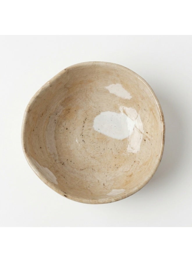 Ariane Earth Dark Sand Dotts Fine Porcelain Bowl, Premium Restaurant Grade Porcelain Bowl - Image 3