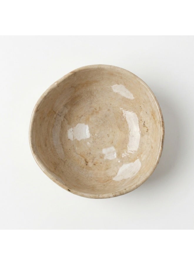 Ariane Earth Dark Sand Dotts Fine Porcelain Bowl, Premium Restaurant Grade Porcelain Bowl - Image 4