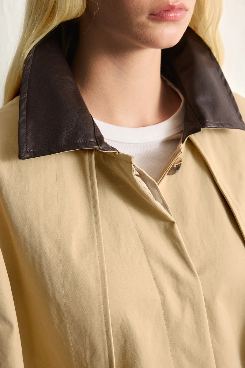 Defacto  Regular Fit Twill Trenchcoat for Women | Best Price UAE