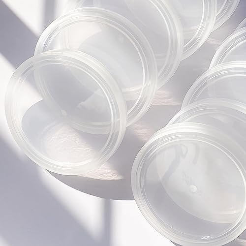 Kreapa Yogurt Jar Lids for La Fermiere (24pcs) - Plastics Jar Lids for La Fermière Yogurt Jars 4.9oz, Sealing plastic lids - Image 4