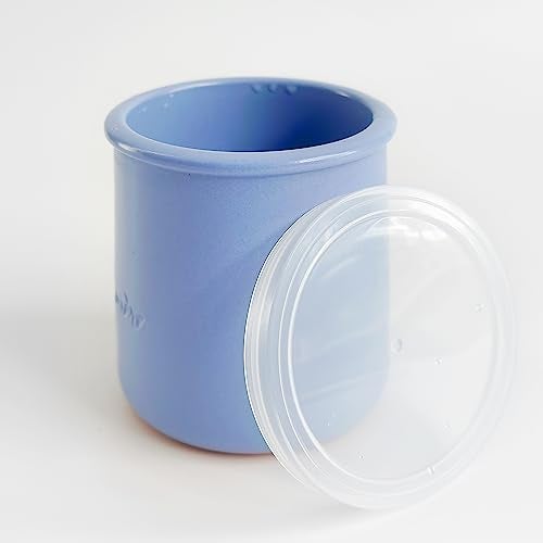 Kreapa Yogurt Jar Lids for La Fermiere (24pcs) - Plastics Jar Lids for La Fermière Yogurt Jars 4.9oz, Sealing plastic lids - Image 2