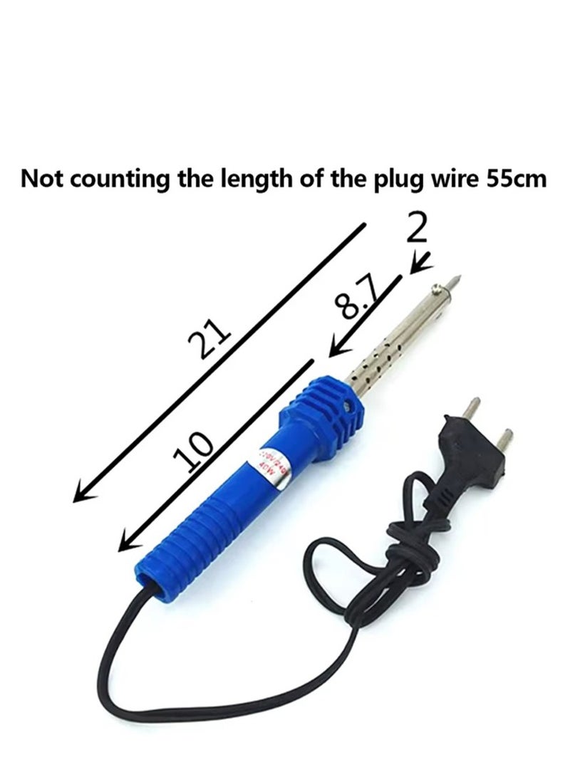 Electric Soldering Pen, Soldering Kit, External Heating, Repair Tool for Electronics Work, 40W, 220-240V , yellow  - Image 4