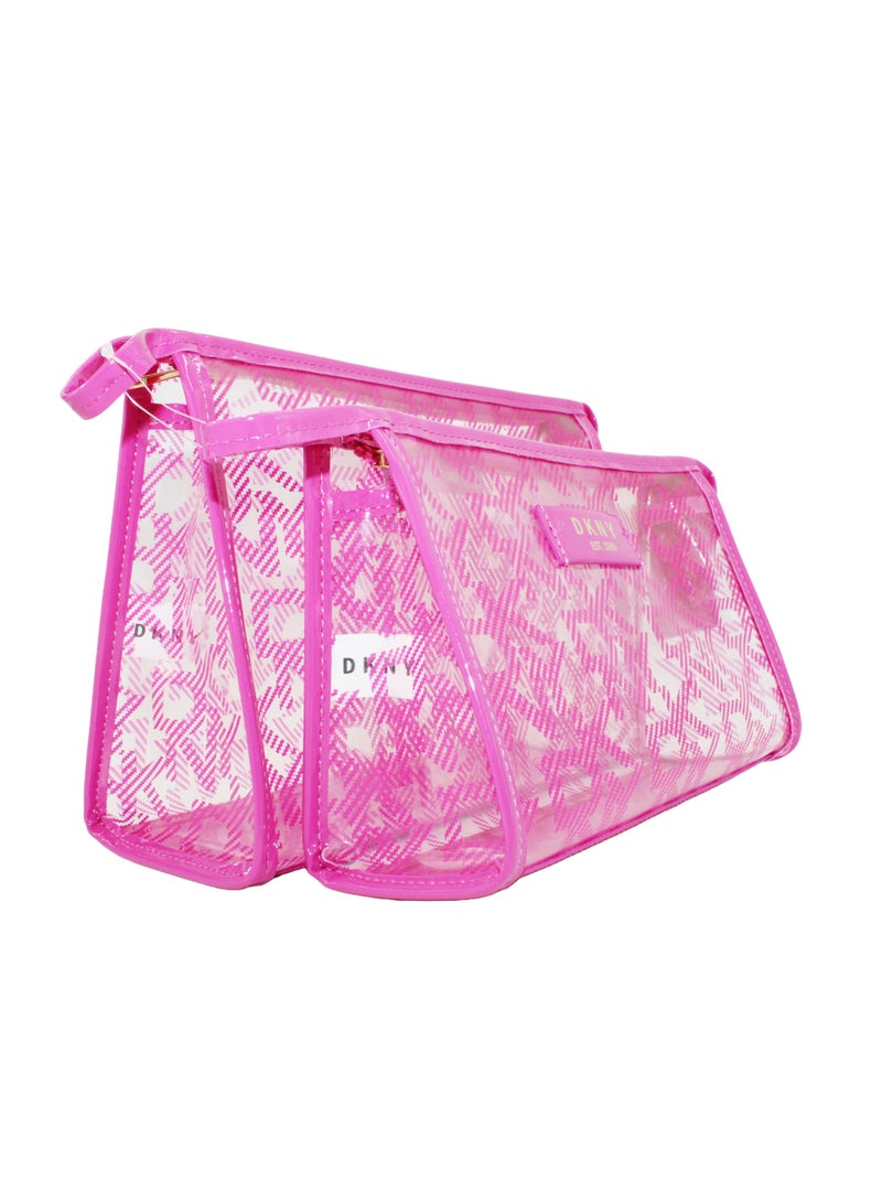 دكني حقيبة مستحضرات التجميل لوسيد دريم تي ستاند من دي كيه إن واي، حقيبة مكياج صغيرة للسفر، حقيبة تخزين صغيرة خفيفة الوزن لمستحضرات التجميل، حقيبة مكياج صغيرة، حقيبة أدوات الزينة للسفر - Image 4