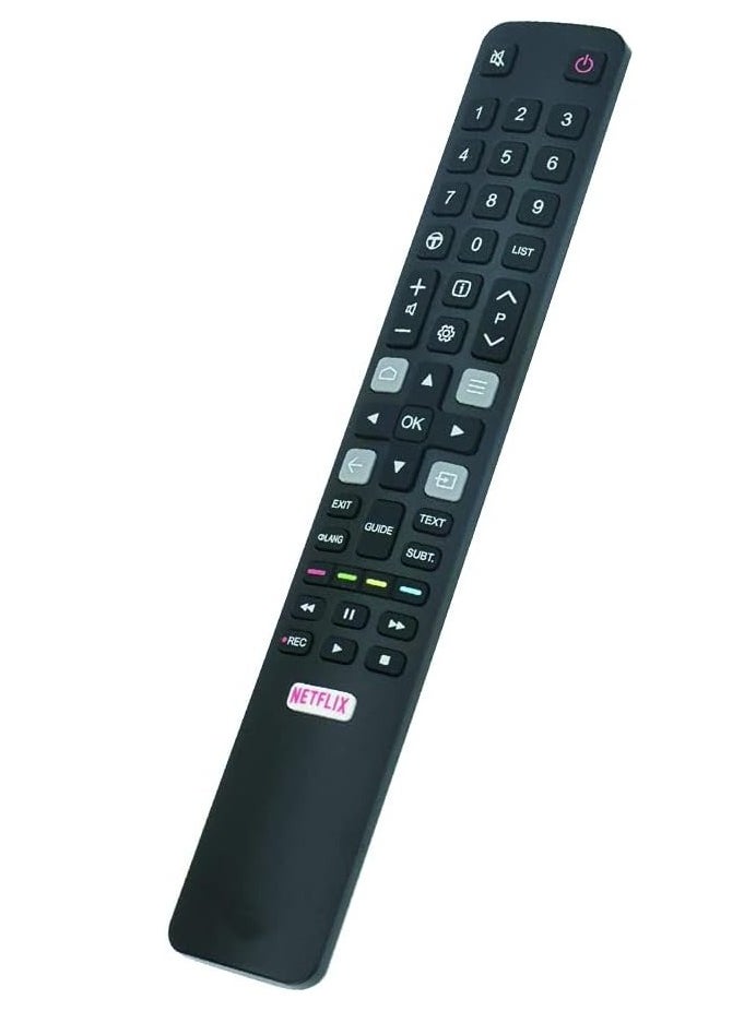 ELTRAZONE - Replacement Remote Control LFYS JTX TCL Thomson RC802N for TCL Smart TV Models 32ES560, 40ES560, U50P6146, U55C7006, U65X9026, U70C7026 – Battery Included - Image 1