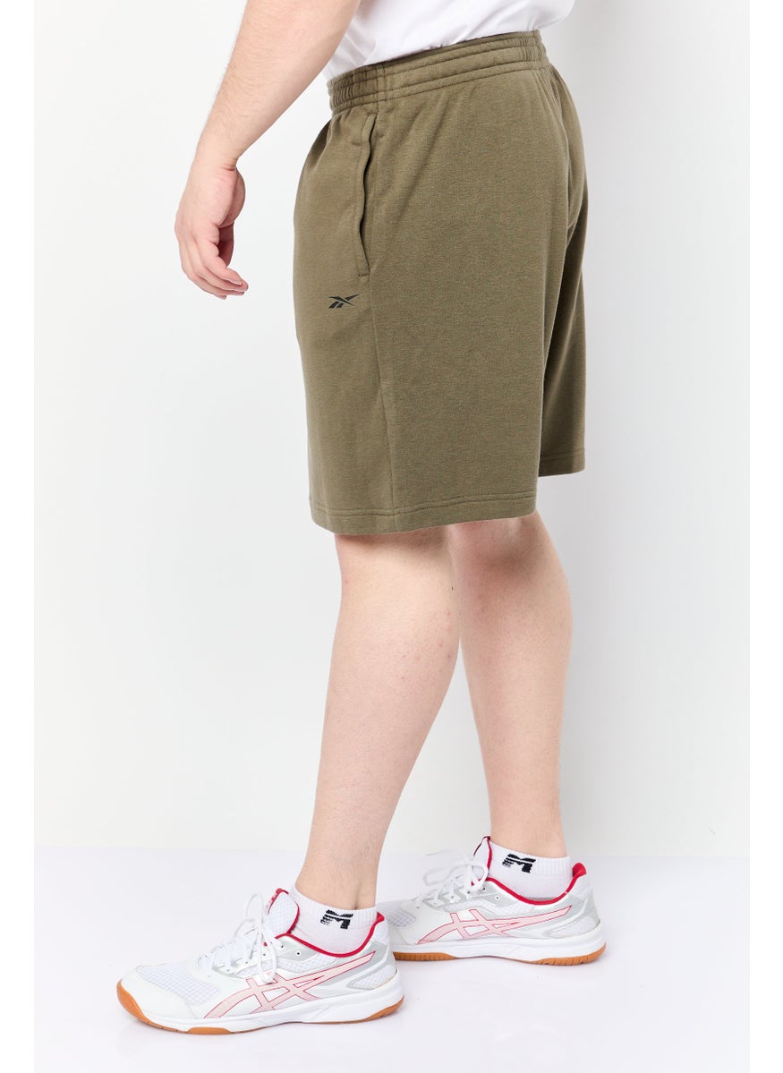 Reebok Men Sportswear Fit Training Shorts, Dark Olive  - Image 3