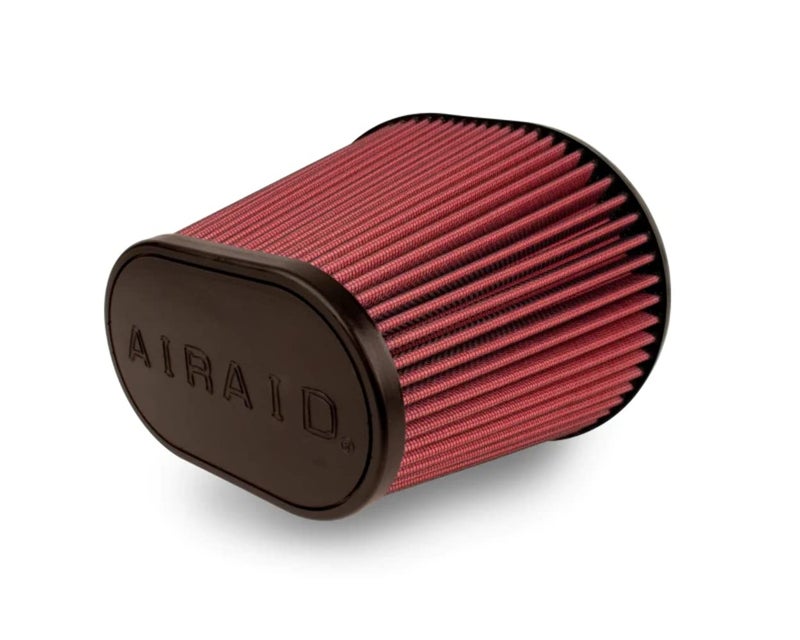 Airaid 721-472 Universal Clamp-On Air Filter: Oval Tapered; 6 Inch (152 mm) Flange ID; 9 Inch (229 mm) Height; 10.75 x 7.75 Inch (273 mm x 197 mm) Base; 7.25 x 4.25 Inch (184 mm x108 mm) Top - Image 2