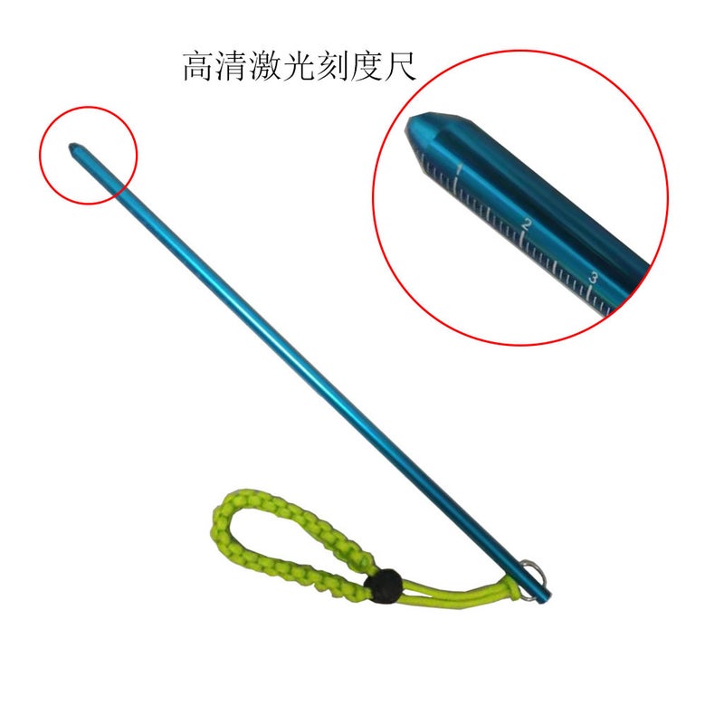Direct Supply New Aluminum Alloy Water Detection Needle One-Piece Delivery 6061 Colorful Diving Ding Stick Knock Bottle Stick - Image 5