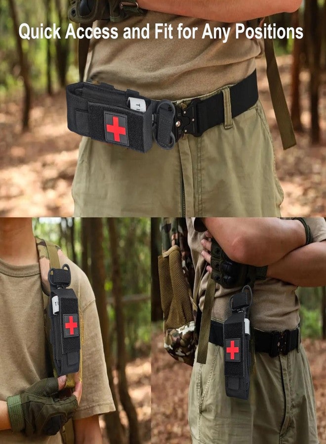 BESWON Tactical Tourniquet Holder, Molle Tourniquet Pouch Medical Shears Holster for Duty Belt Vest Carrier Accessories, Outdoor Small Tool Bag Organizer - Image 5