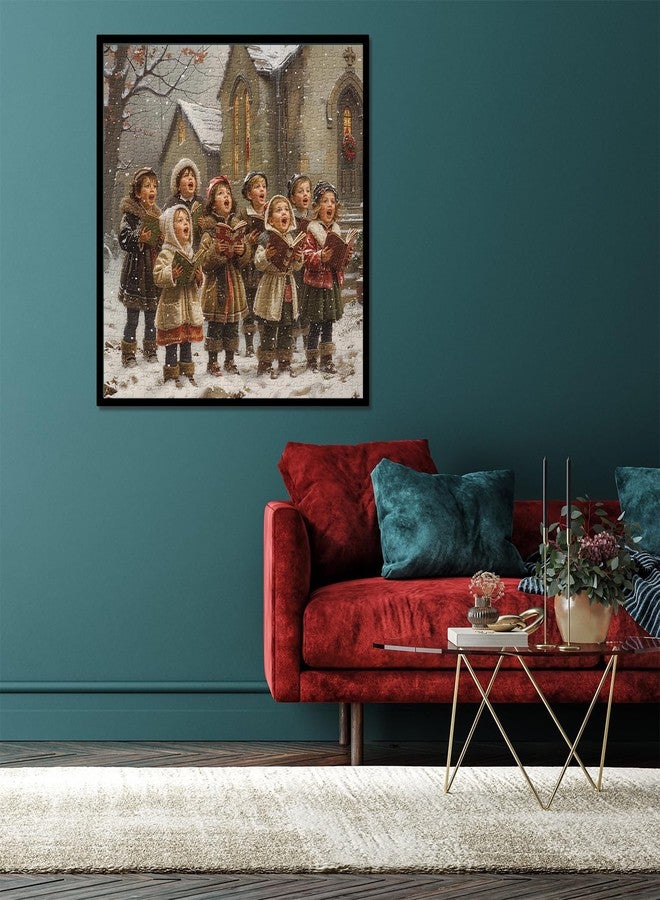 PPuzzling Choir Puzzles 1000 Pieces for Adults, Winter Choir Jigsaw Puzzles, Difficult Snowy Puzzle as Home Wall Art - Image 5