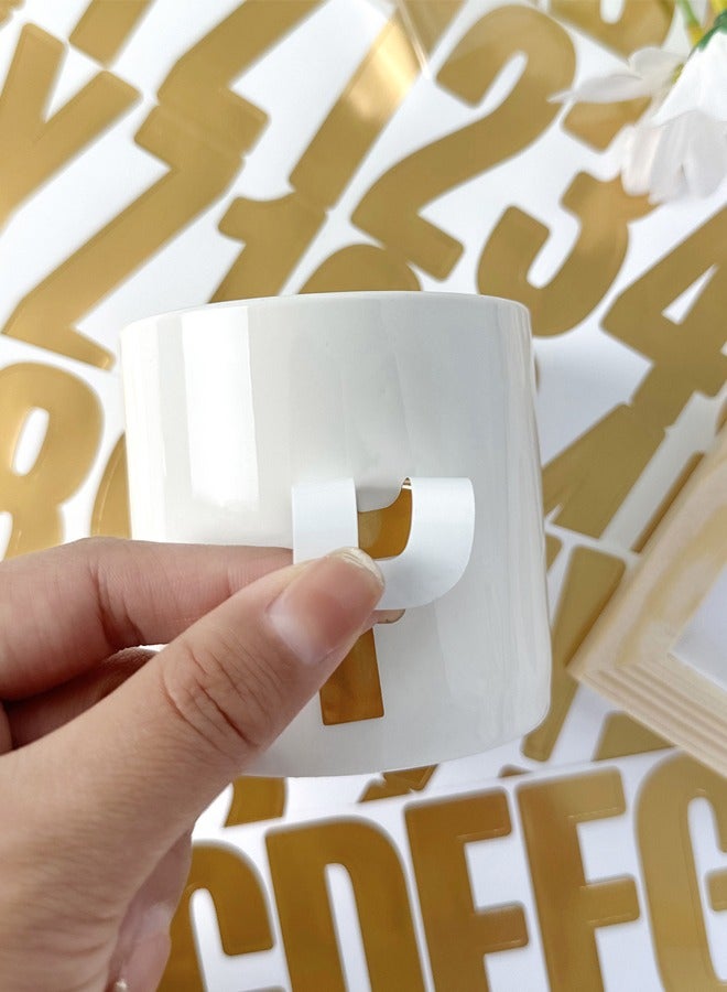 2.5 Inch Alphanumeric ABC 123 Symbols Self Adhesive Diy Decorative Car Notebook Stickers  - Image 5