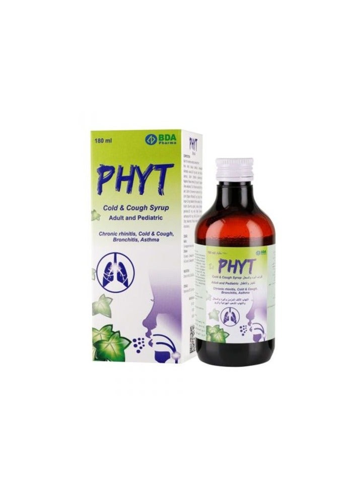 BDA Pharma شراب فيت بلس للسعال والبرد 180 مل - Image 1