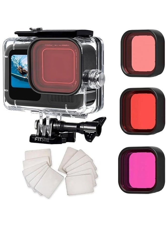 fitstill Fitstill Waterproof Housing For Go Pro Hero 12 60 M Z0DA762AB502D464B28C7Z