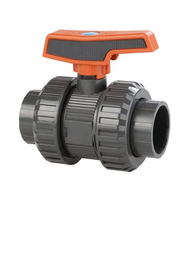 Cepex PVC Heavy Duty Water Supply Pipe Fittings for Swimming Pool, Agriculture, Irrigation & Commercial Plumbing Use (4 Inch, Union Ball Valve (Anti Block))  - Image 2