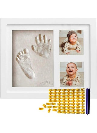 Baby Handprint Kit & Footprint Kit, Clay Hand Print Picture Frame for Newborn - pzsku/Z0DA79E9B3DF37FABDA74Z/45/_/1716360723/c3a226fc-3dbb-4f94-a5ff-387030d4d970