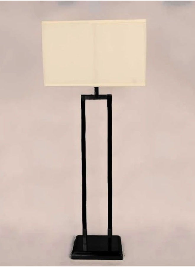 Modern hotel lighting stand, black color, with a beige fabric rectangular cover Black 155x45 cm - pzsku/Z0DA7AB8B4552C9EE20B9Z/45/_/1713688998/aad576c7-8a6e-485a-af8b-d034fb883b06