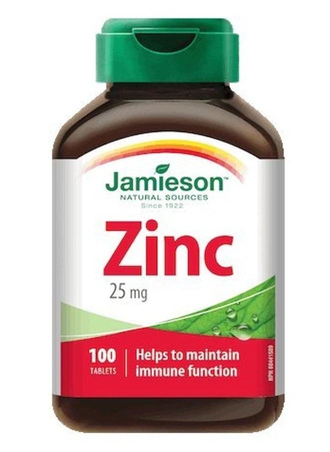 Jamieson Jamieson Zinc 25mg 100 tablets 