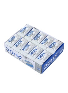 DOMS 20-Piece Dust Free Erasers White  - Image 1