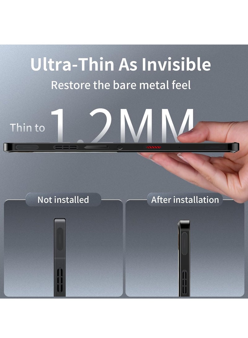 general Compatible with Nubia Red Magic 9 Pro Magnetic Aluminum Bumper Heat Dissipate Phone case [Metal Frame Bumper] [Reliable Drop Test] [Camera Protector] - Image 3