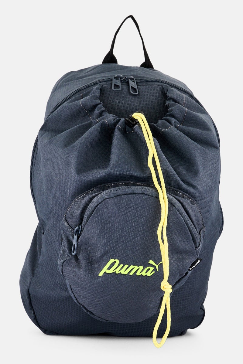 PUMA حقيبة ظهر للرجال بشعار العلامة التجارية Dayout V2، رمادي داكن - Image 1