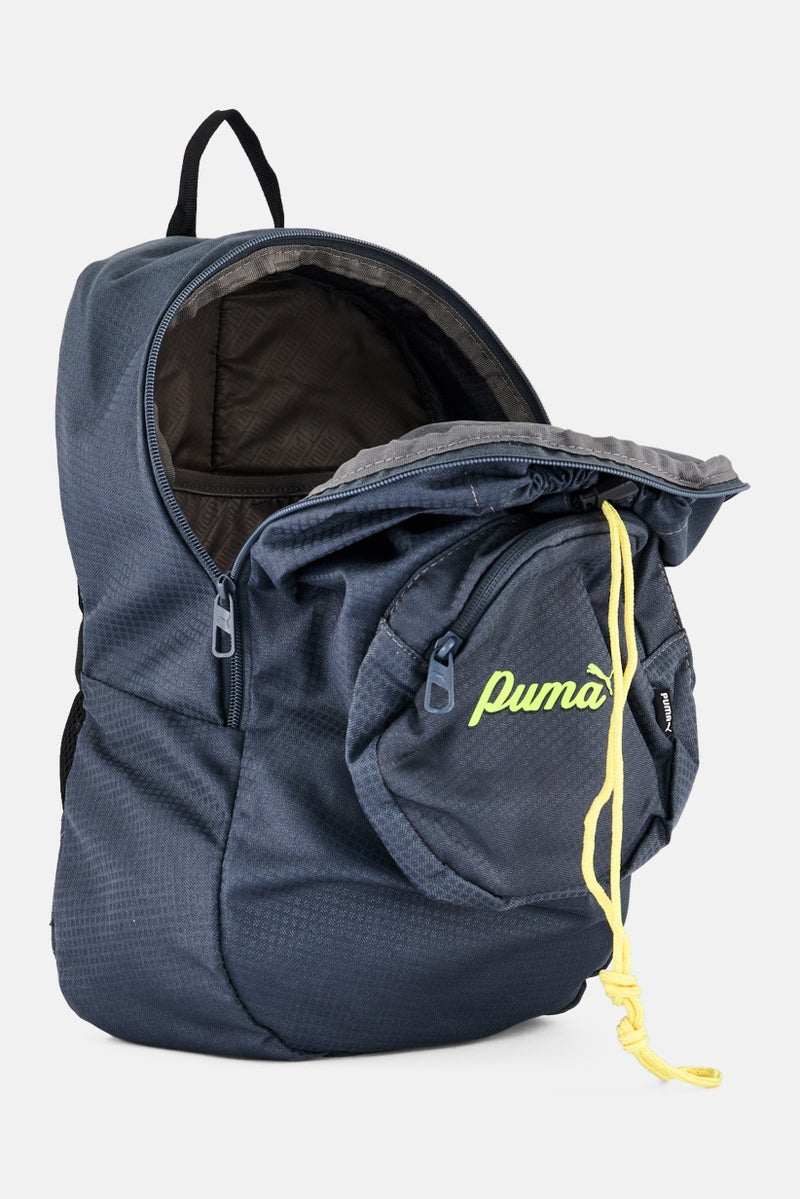 PUMA حقيبة ظهر للرجال بشعار العلامة التجارية Dayout V2، رمادي داكن - Image 3