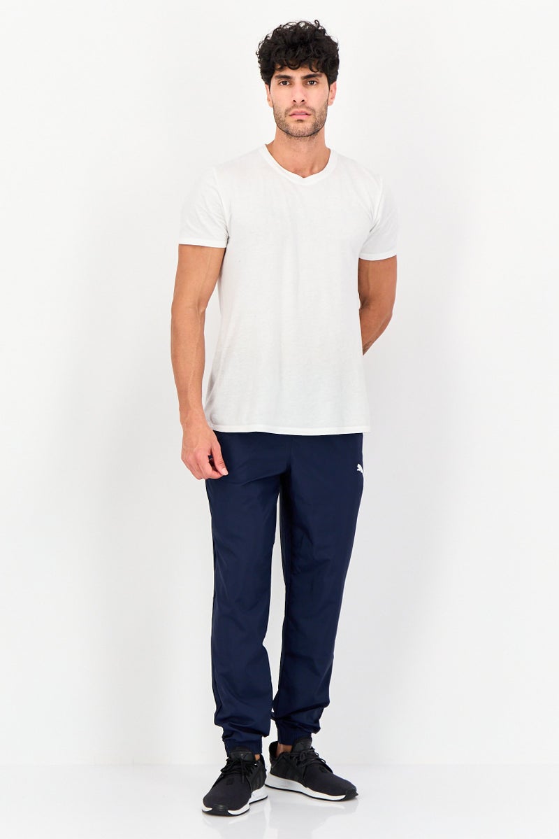 PUMA Men Sportswear Fit Drawstring Training Track Pants, Navy - Image 4