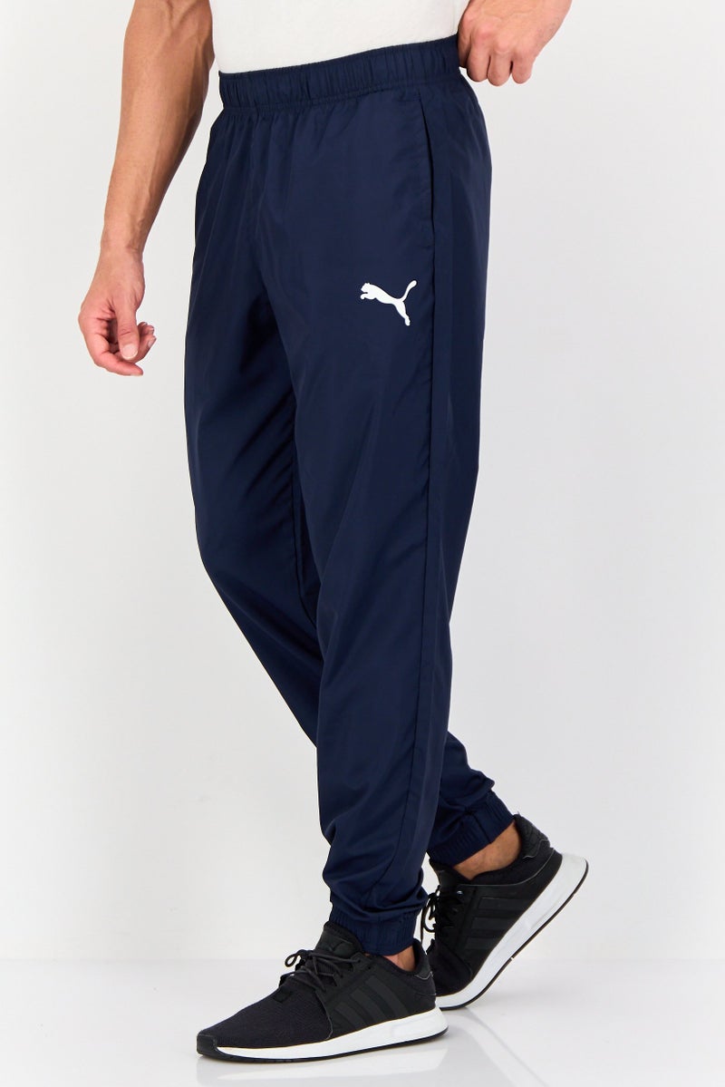 PUMA Men Sportswear Fit Drawstring Training Track Pants, Navy - Image 2