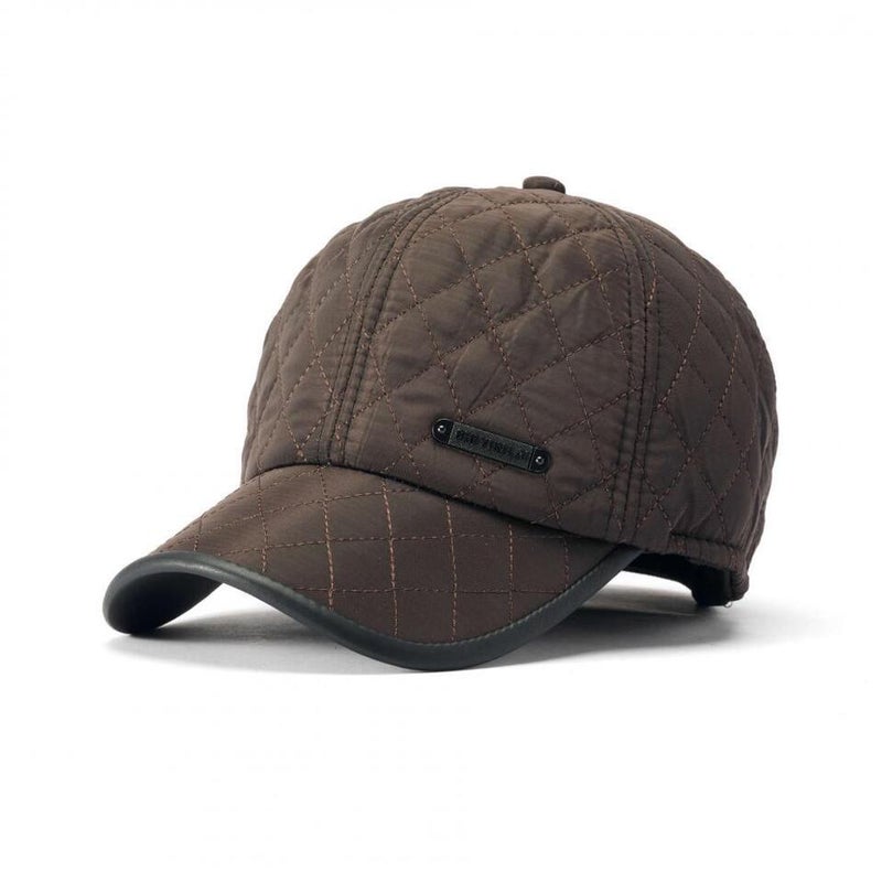 Baseball Cap Men Winter Ear Protection Warm Dad Hat - Image 3