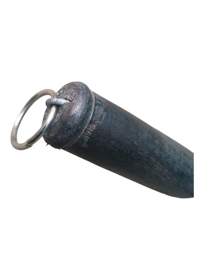 AS A S Original White Pure Iron Bindi tawa Stylish Wooden Handle with Ring Original Handmade loha Iron lokhand rotichapatiparata tawa Heavy Weight 1 kg  - Image 4