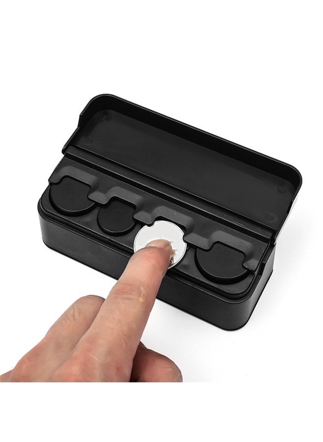 yongsheng Telescopic Dashboard Car Coin Storage Box，Coin Holder for Car, Portable Mini Change Storage Box Compatible with Coins of Different Sizes, Universal Auto Coin Organizer Money Dispenser, Car Accessories for Truck  - Image 3