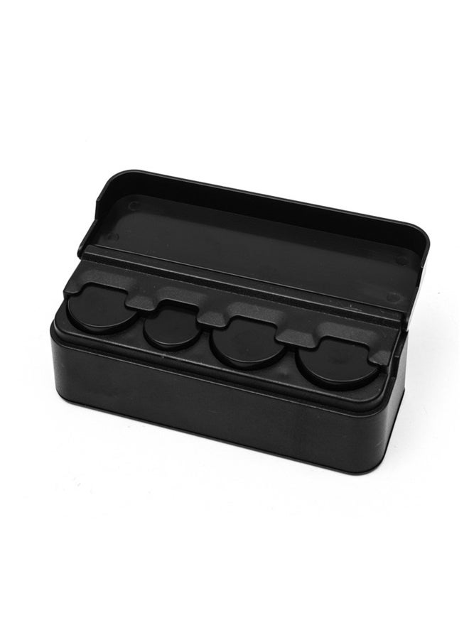 yongsheng Telescopic Dashboard Car Coin Storage Box，Coin Holder for Car, Portable Mini Change Storage Box Compatible with Coins of Different Sizes, Universal Auto Coin Organizer Money Dispenser, Car Accessories for Truck  - Image 1
