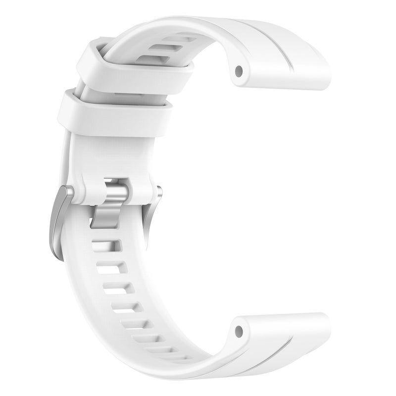 S-TOP For Garmin Forerunner 955 / 255 / 745 22mm Silicone Watch Band(White) - Image 2