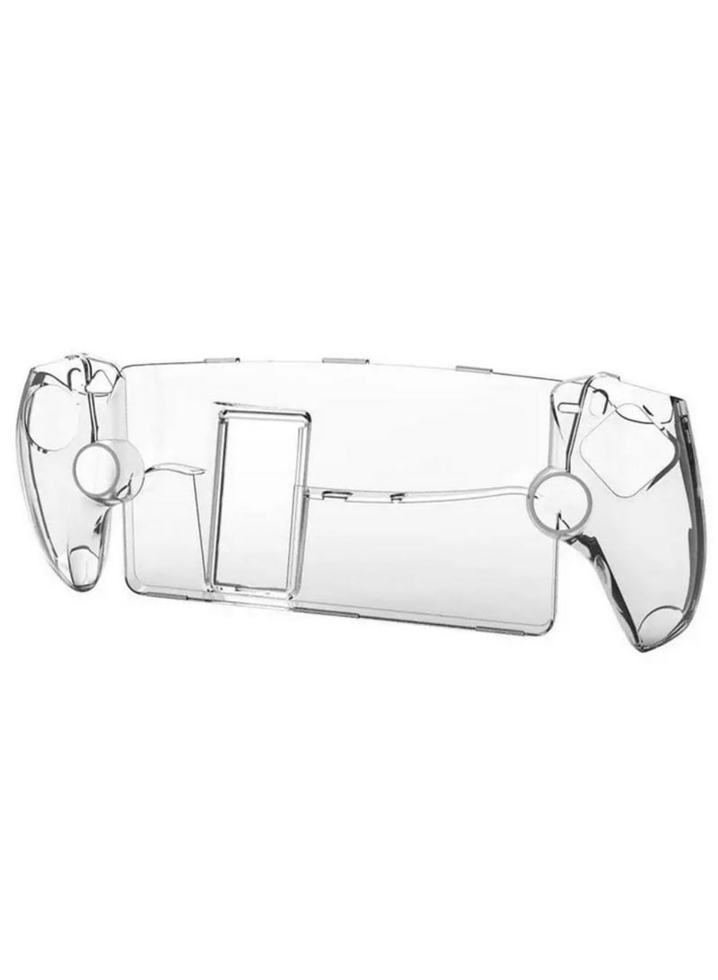 1PCS Protective Case with Stand for PlayStation Portal TPU Transparent Game Console Cover Full Protection Case for PS Portal Accessories Shockproof Anti-Scratch Gaming Case - Image 2