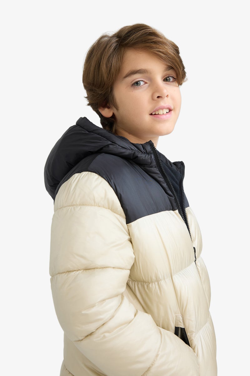 ديفاكتو جاكيت اولادي طارد للماء بكابيشون - Image 5