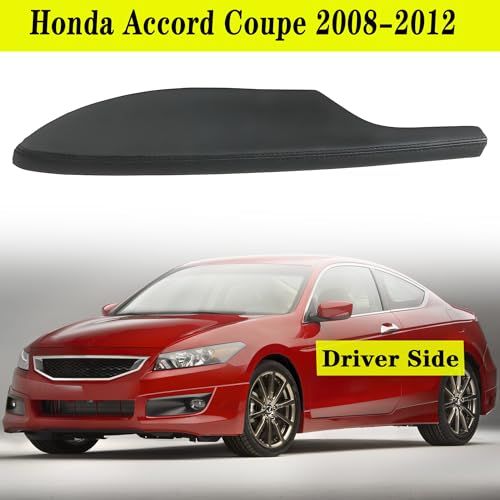MUTUSAISI Left Black Door Panel Armrest Cover Lid Compatible with Honda Accord 2-Door Coupe 2008-2012 Interior Accessories 83571-TE0-A51ZA (Driver Side) - Image 2