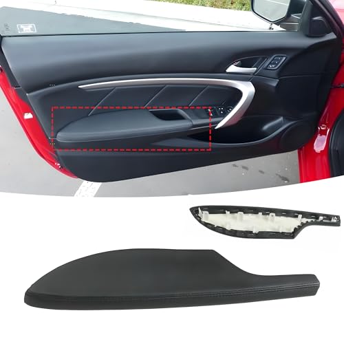 MUTUSAISI Left Black Door Panel Armrest Cover Lid Compatible with Honda Accord 2-Door Coupe 2008-2012 Interior Accessories 83571-TE0-A51ZA (Driver Side) - Image 1