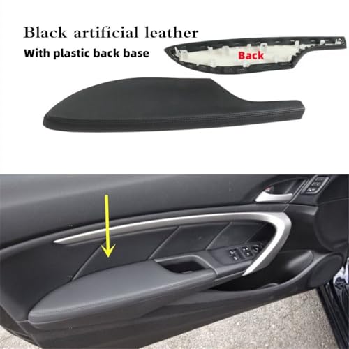 MUTUSAISI Left Black Door Panel Armrest Cover Lid Compatible with Honda Accord 2-Door Coupe 2008-2012 Interior Accessories 83571-TE0-A51ZA (Driver Side) - Image 4