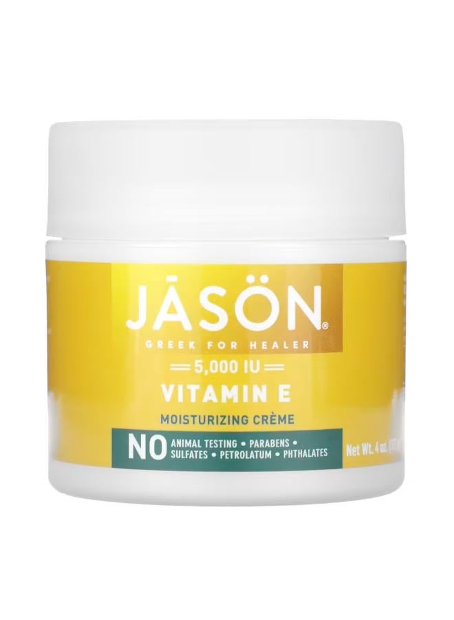 Jason Natural Vitamin E Moisturizing Creme 4 oz 113 g - Image 1
