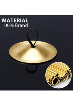 Generic 6 Pieces Finger Cymbals Belly Dancing Accessories Finger Dance Finger Zills Dance Finger Musical Instrument Sturdy Brass Finger Cymbals for Adults Kids for Dancer Party Brass Gold  - Image 2