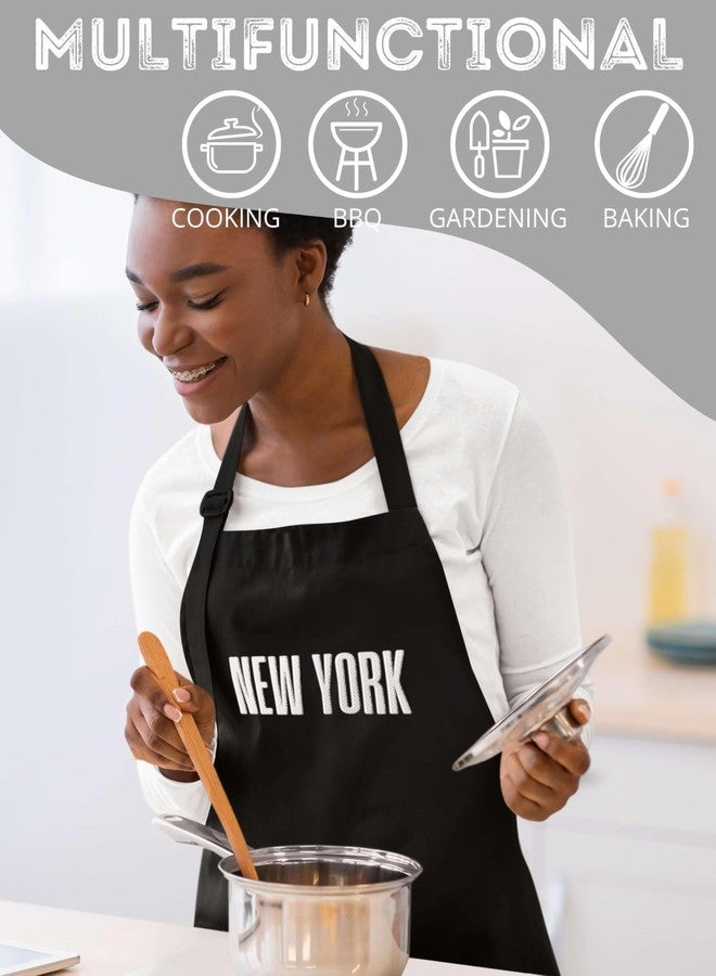 InnoBeta New York City Skyline Apron, Unisex Adult, Kitchen Apron with Pockets and Adjustable Neck Strap - Image 5