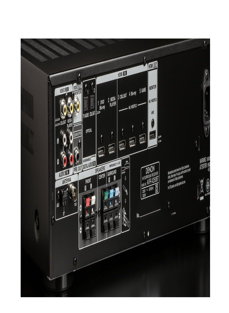 DENON AVRX250BTBKE2-5.1Ch 4K AV-RECEIVER - Image 4