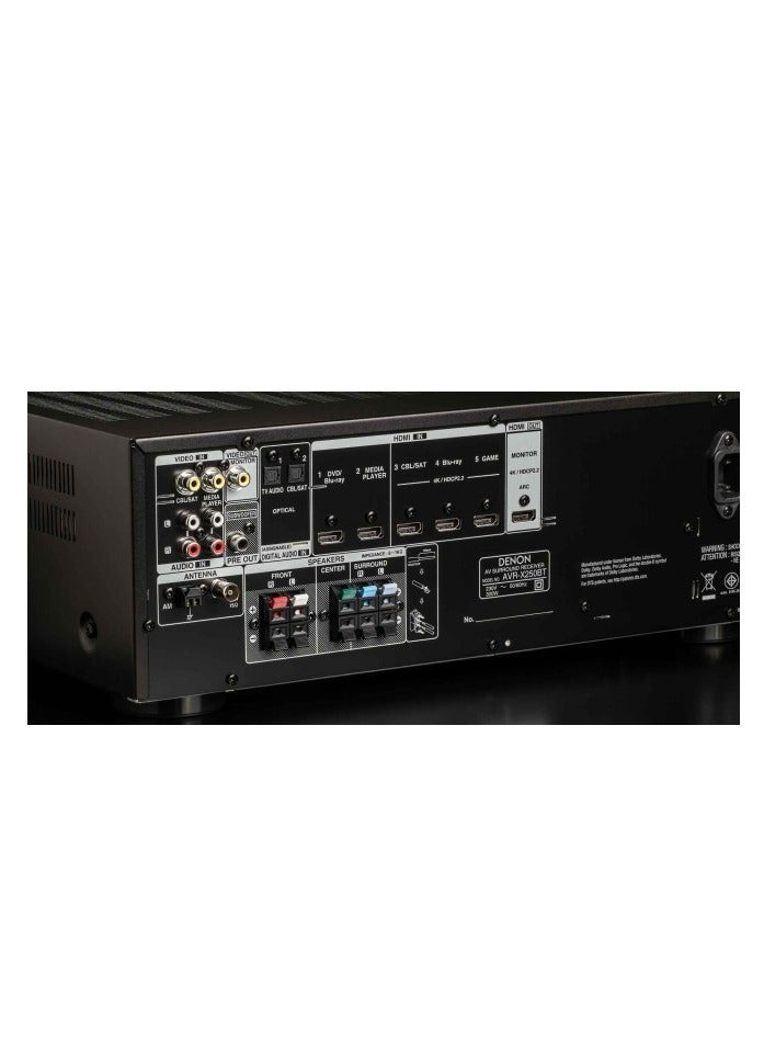 DENON AVRX250BTBKE2-5.1Ch 4K AV-RECEIVER - Image 3