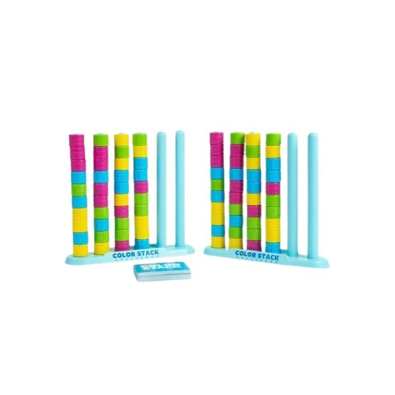TK Fun Color Stacking Blocks Challenge Puzzle Game for Party and Family Game Night - Image 5