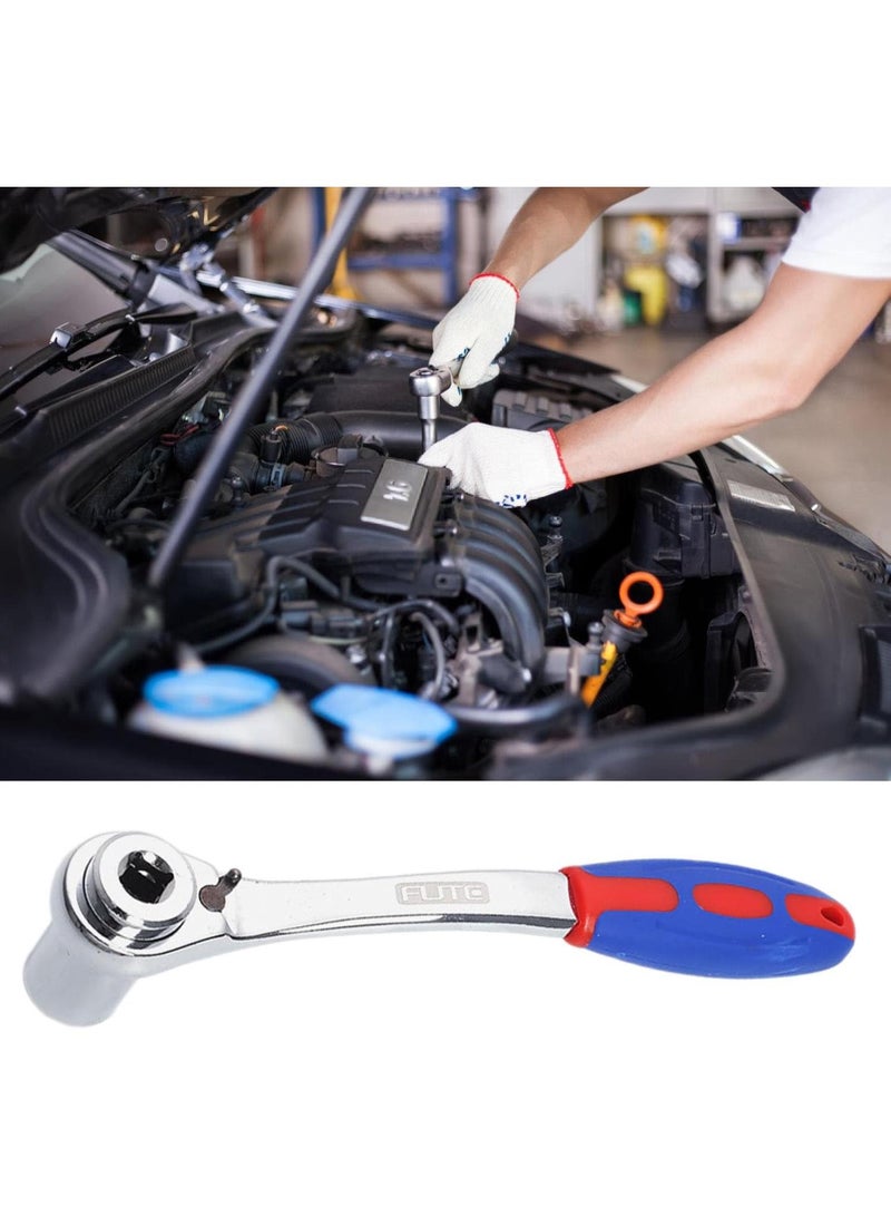 GGOOT High Precisions Spanner Socket Wrench Ratchets Hardware Home Auto Car Repair Tool Professional for Mechanics Enthusiasts  - Image 2