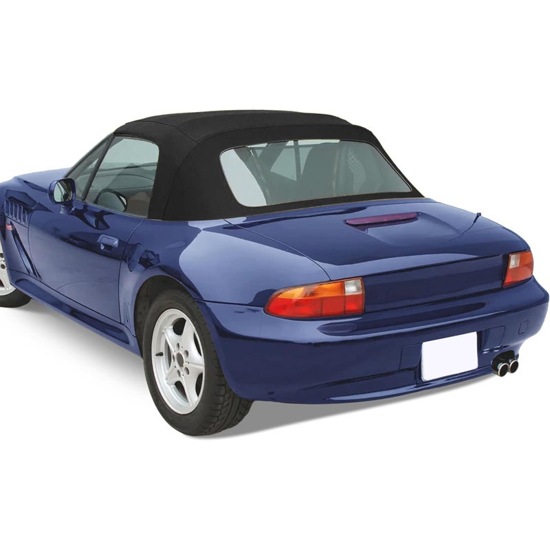 Kojem Convertible Soft Top Roof Cover Compatible with 19962002 BMW Z3 M Roadster Convertibles Black with Plastic Window Replace for 54318411121 BM33902 BM33902