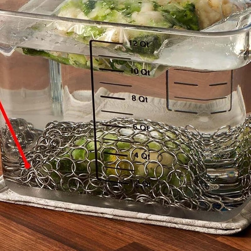 Stainless Steel Sous Vide Weights And Mesh Net For Full Submersion Cooking - Image 4