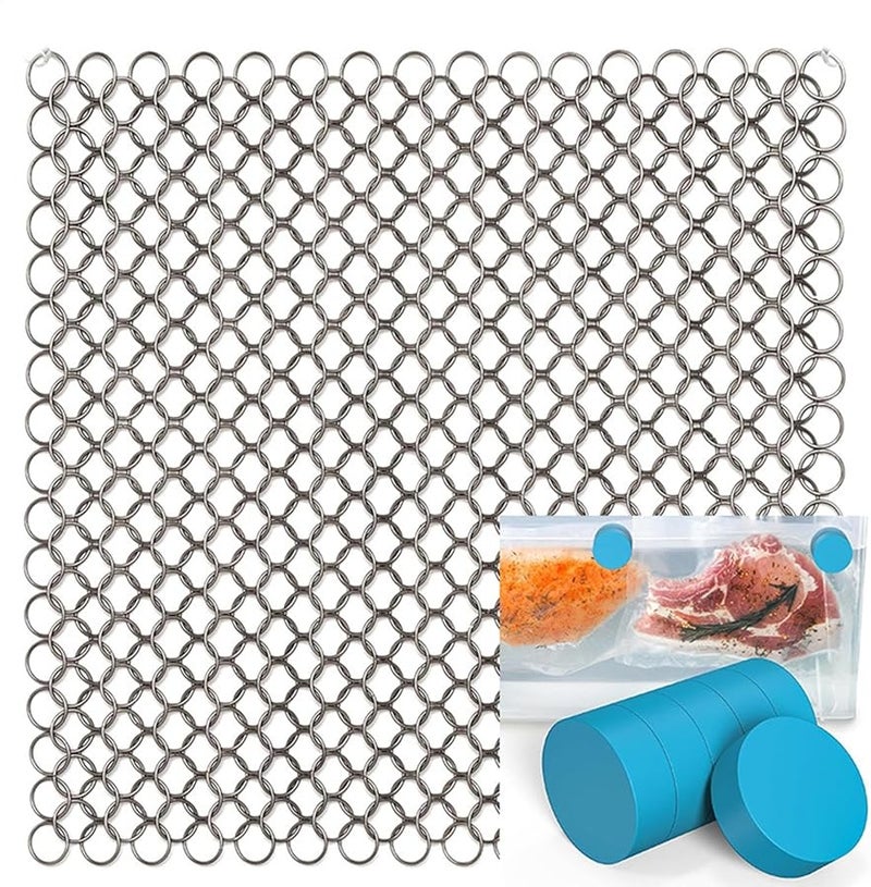 Stainless Steel Sous Vide Weights And Mesh Net For Full Submersion Cooking - Image 5