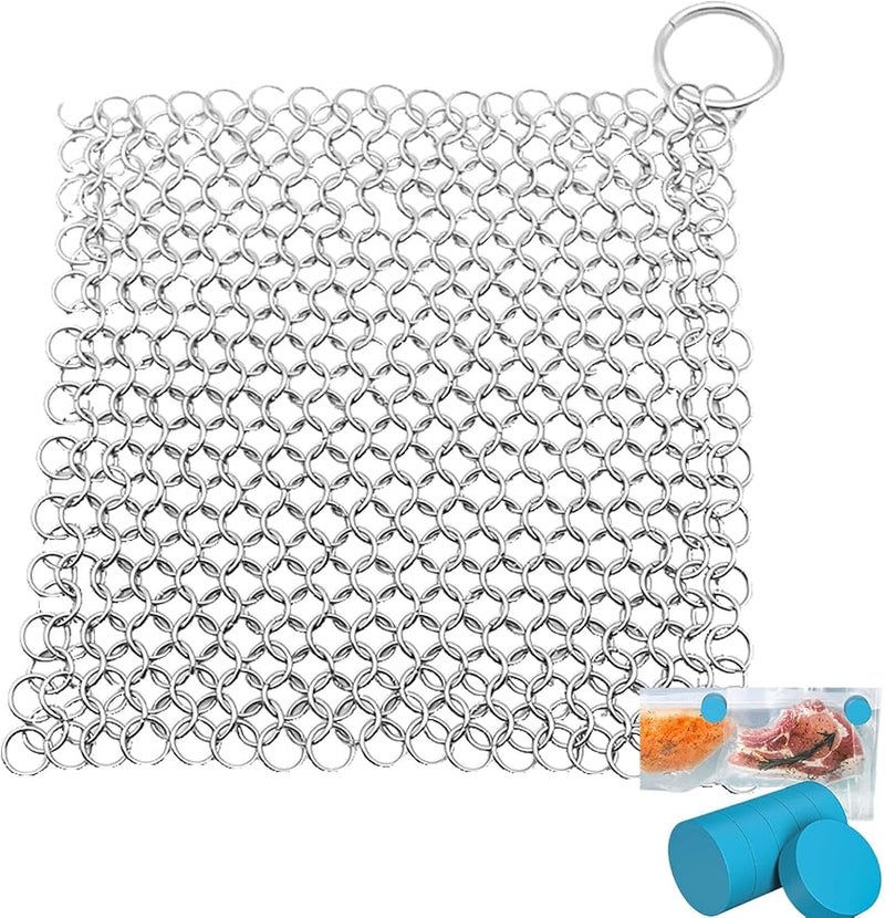 Stainless Steel Sous Vide Weights And Mesh Net For Full Submersion Cooking - Image 1